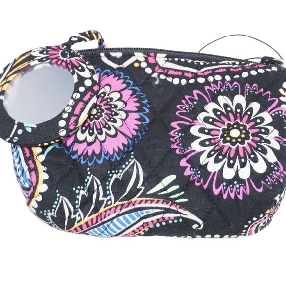 Vera Bradley BOGO FREE SALE NWOT Bandana Swirl Cosmetic Bag and Mirror - Picture 9 of 10